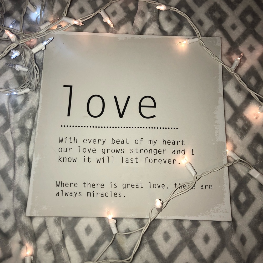 LOVE Hang up quote